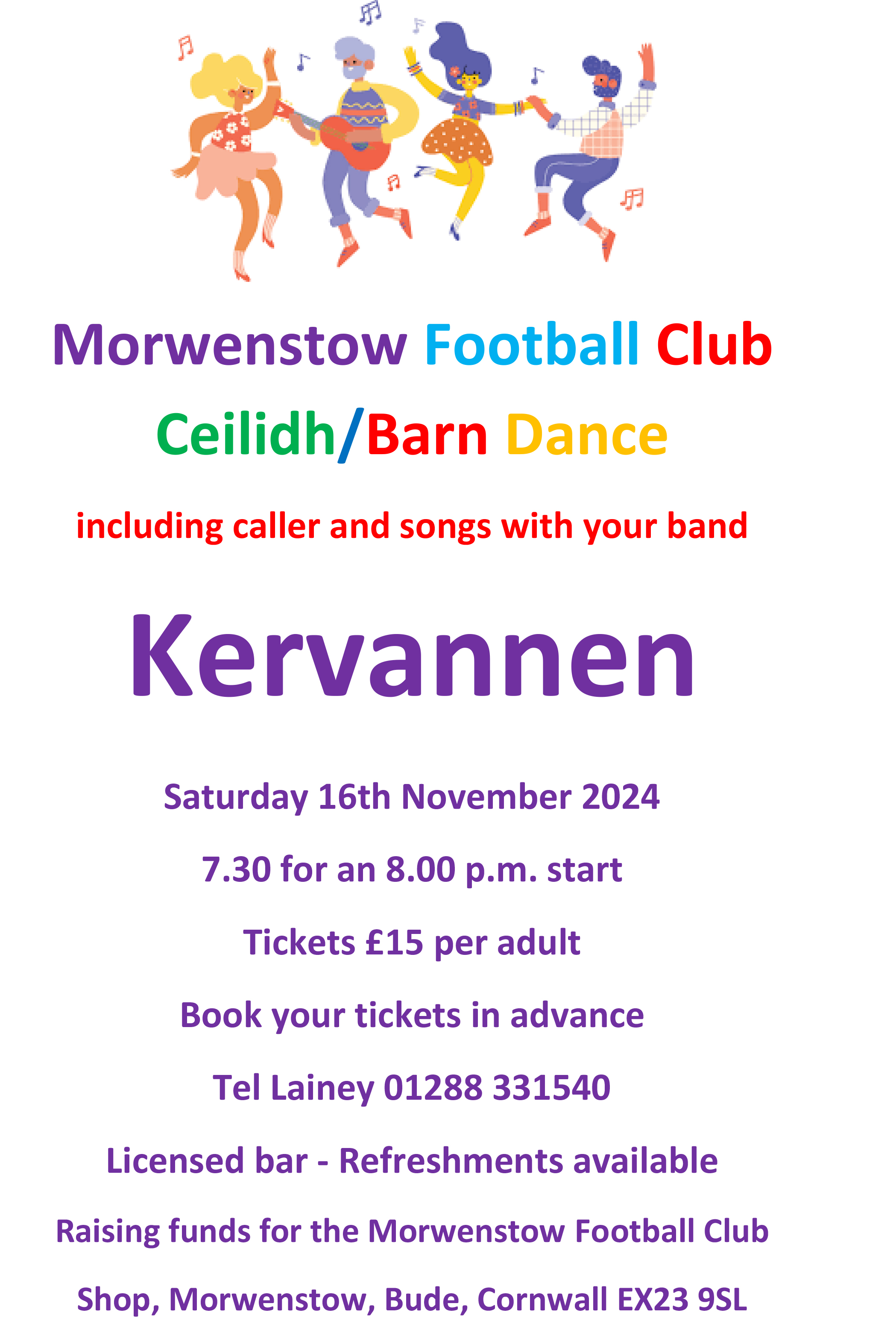 Photo of News Morwenstow Football Club Ceilidh/Barn Dance